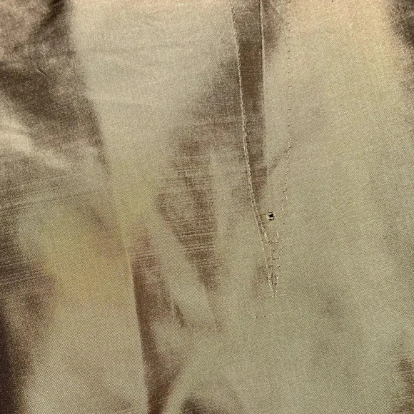 Connie Robertson 100% Silk Olive Green Suit Pants - Picture 10 of 11